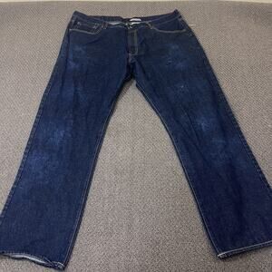 Ciano Farmer cstar Jeans Mens 44 Blue Straight Leg Gold Dragon Embroidery Denim
